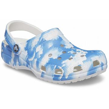 Crocs Classic Out of this World II Men's Clogs Blue / White | Australia 0755QMAZ